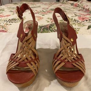 Brash Wedge Sandals